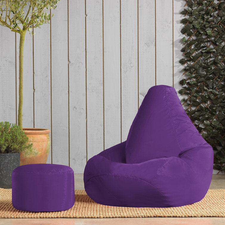 Brayden Studio 100 Polyester Outdoor Friendly Refillable Bean Bag